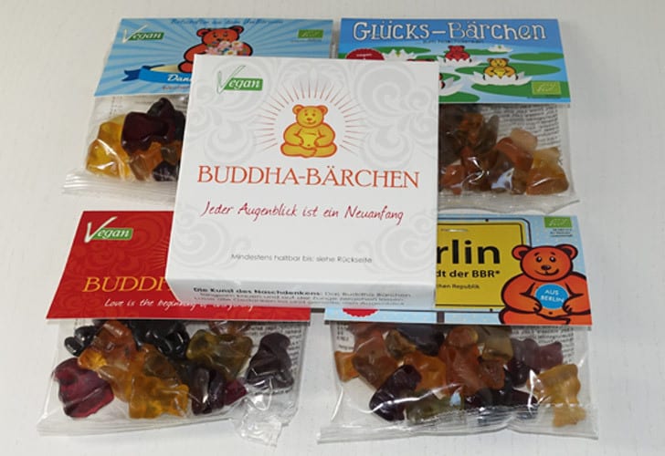 Bio Buddha-Bärchen Verpackungen