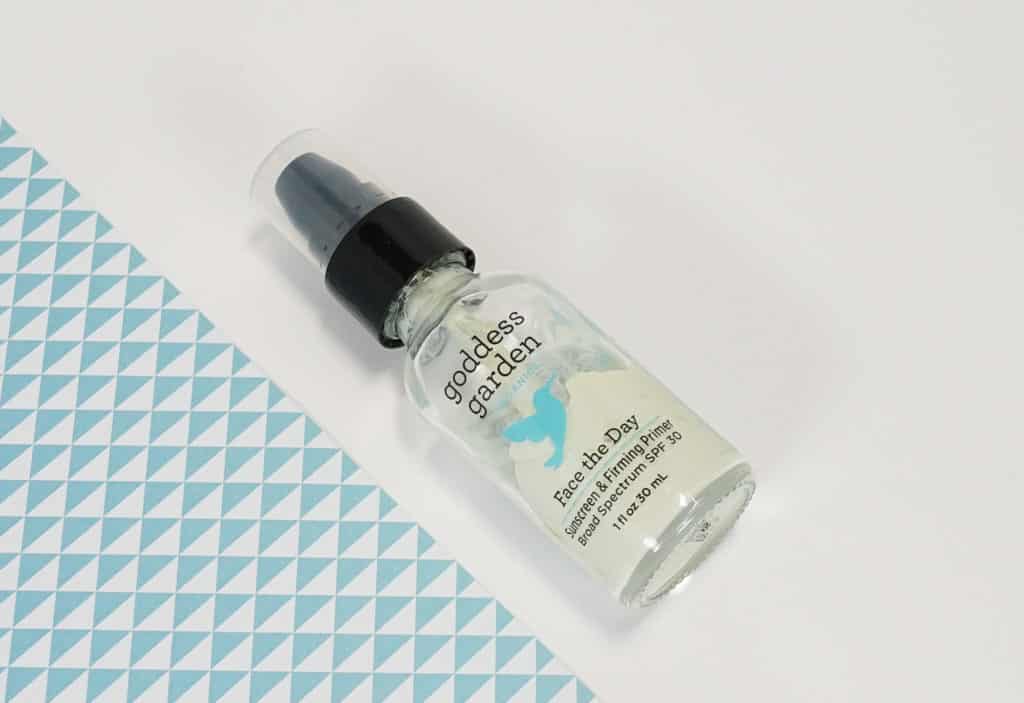 goddess garden face the day sunscreen and firming primer