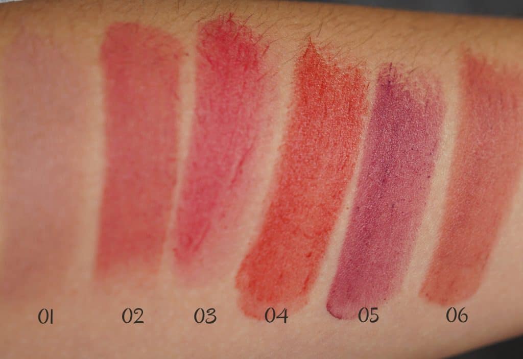 Sante Naturkosmetik Mat Matt Matte Lipstick Swatches