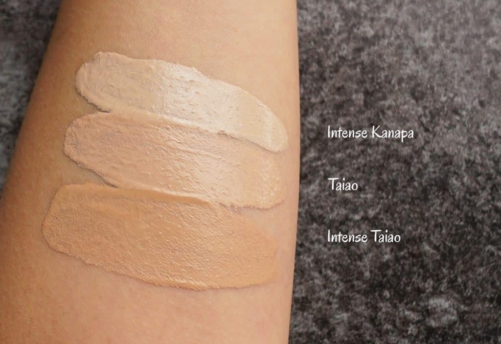 Natural Liquid Foundation Nui Cosmetic Swatches