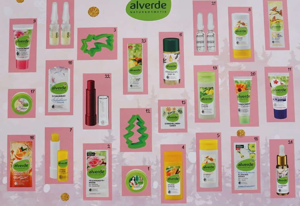 Alverde Adventskalender Inhalt