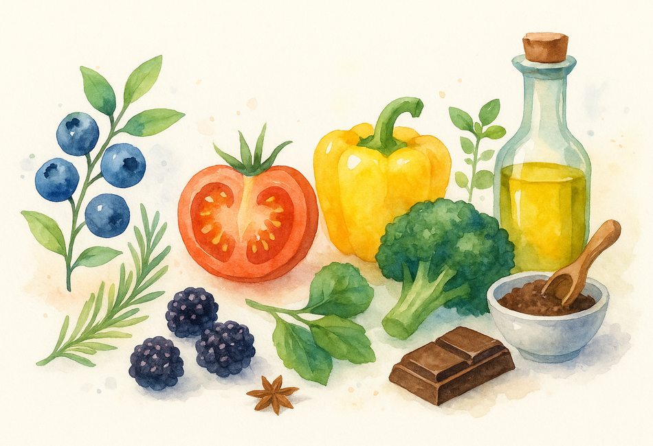 antioxidantien in Lebensmitteln